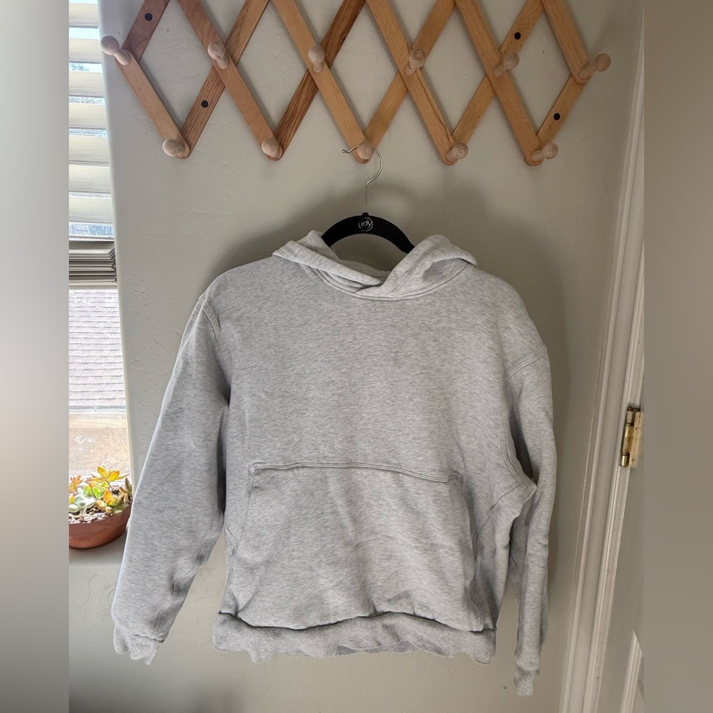 Lululemon steady state pullover hoodie “heathered core ultra light grey”